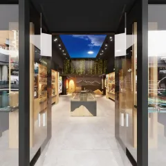Vista 360° – Fachada, Garmin Cali Local Chipichape 2025 - Render