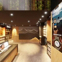 Vista 360° – Centro de Experiencia Garmin, Garmin Cali Local Chipichape 2025 - Render