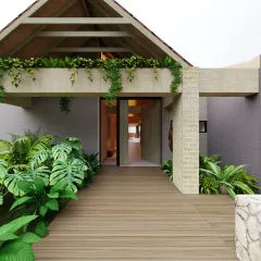 Vista 360° – Deck de Entrada, Casa Campestre La Orquídea San Francisco - Cundinamarca