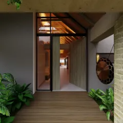 Vista 360° – Entrada Principal, Casa Campestre La Orquídea San Francisco - Cundinamarca