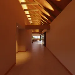 Vista 360° – Hall de Entrada, Casa Campestre La Orquídea San Francisco - Cundinamarca