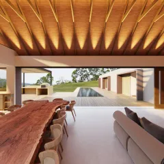 Vista 360° – Salida a Deck Comedor, Casa Campestre La Orquídea San Francisco - Cundinamarca