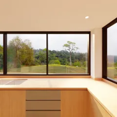 Vista 360° – Cocina, Casa Campestre La Orquídea San Francisco - Cundinamarca
