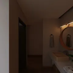 Vista 360° – Ducha Habitación Beto, Casa Campestre La Orquídea San Francisco - Cundinamarca