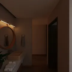 Vista 360° – Ducha Habitación Lina, Casa Campestre La Orquídea San Francisco - Cundinamarca