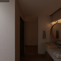 Vista 360° – Ducha Habitación Fabio, Casa Campestre La Orquídea San Francisco - Cundinamarca