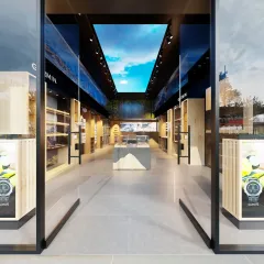 Vista 360° – Fachada, Local Garmin Ibagué C.C. Vergel Plaza 2025 V3