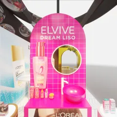 Vista 360° – Interior Elvive, Stand Loreal París Coopidrogas 2 2025